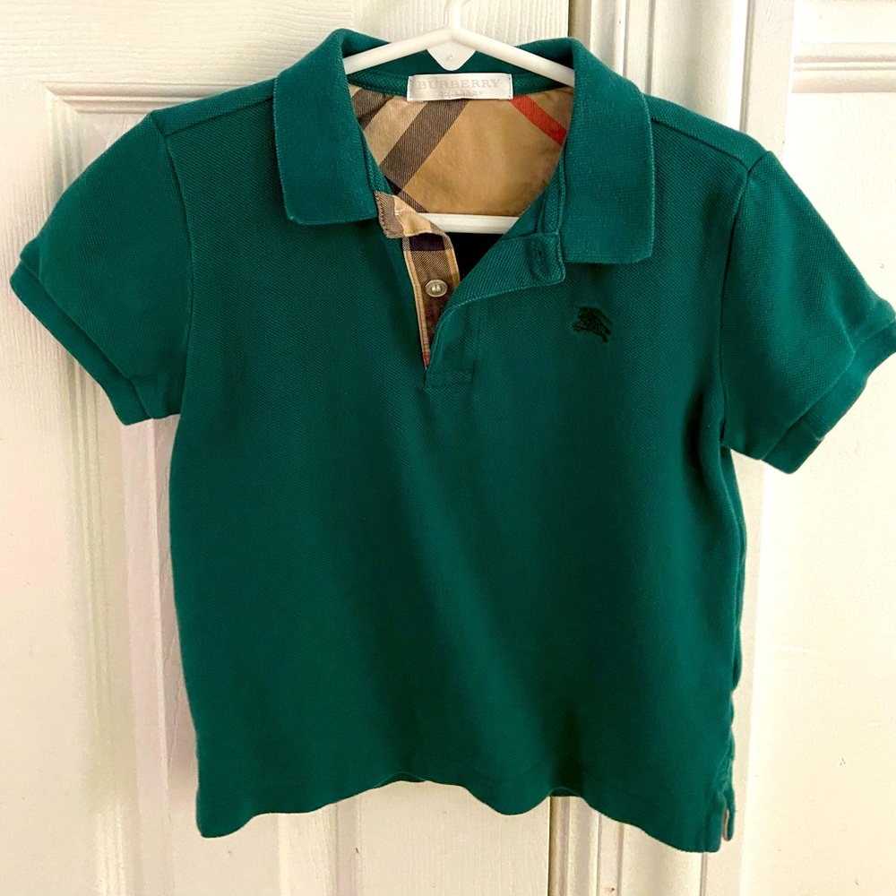 Burberry boys polo shirt